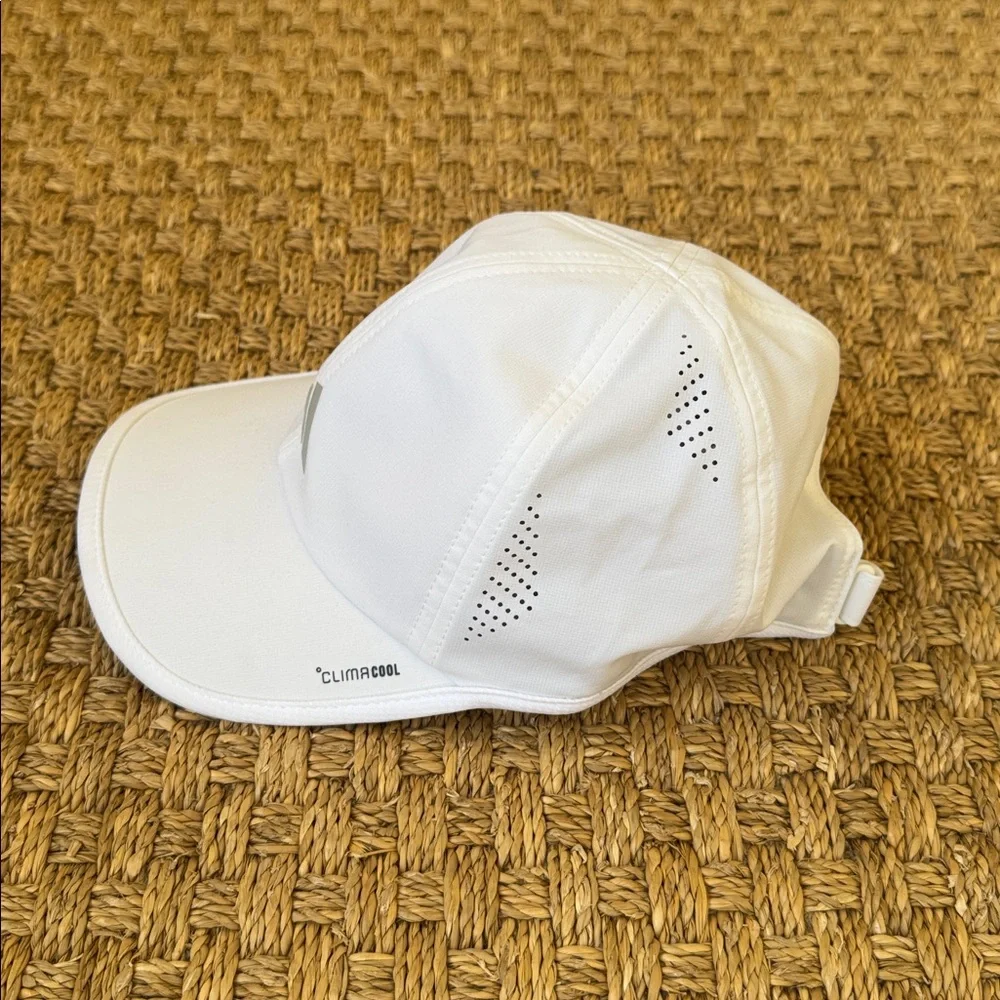 New Without Tag Adidas White Performance Hat with Logo